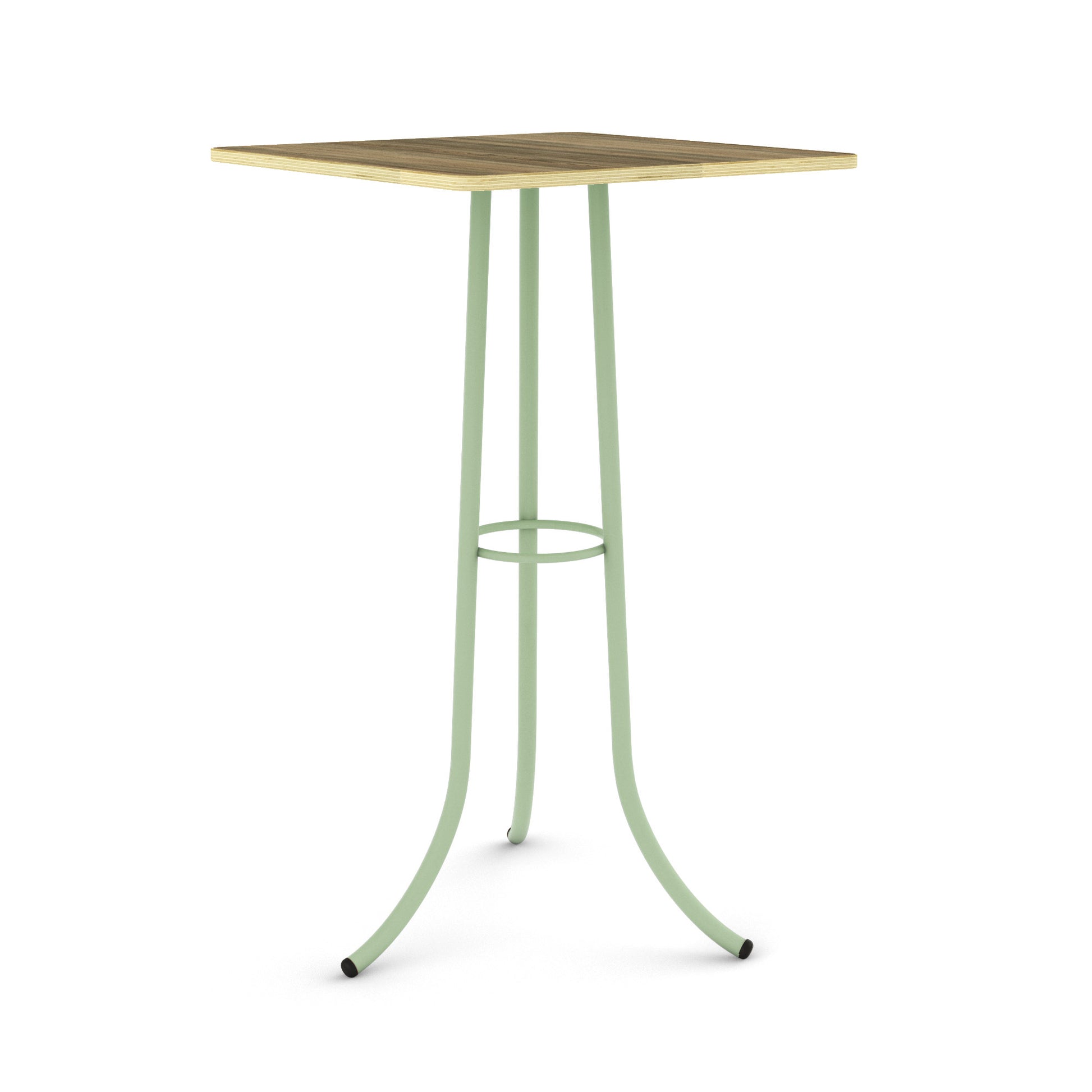 Pastel Green / Walnut - Wood Veneer