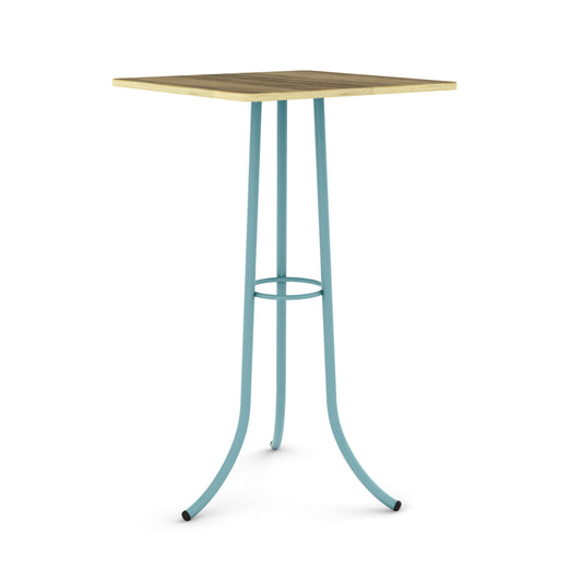 Pastel Turquoise / Walnut - Wood Veneer