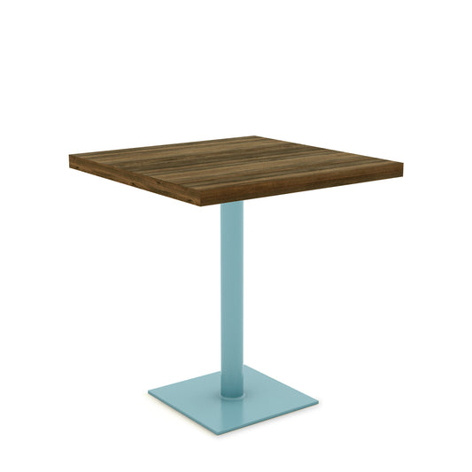 Pastel Turquoise / Walnut - Wood Veneer
