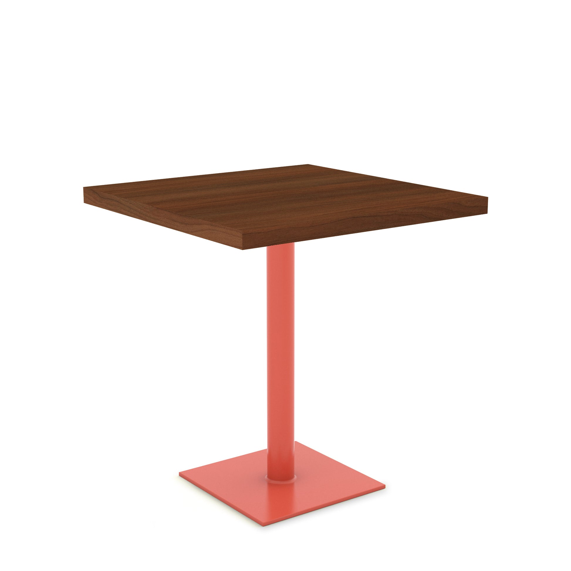 Salmon Pink / Walnut - Hpl