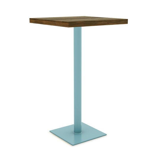 Pastel Turquoise / Walnut - Wood Veneer