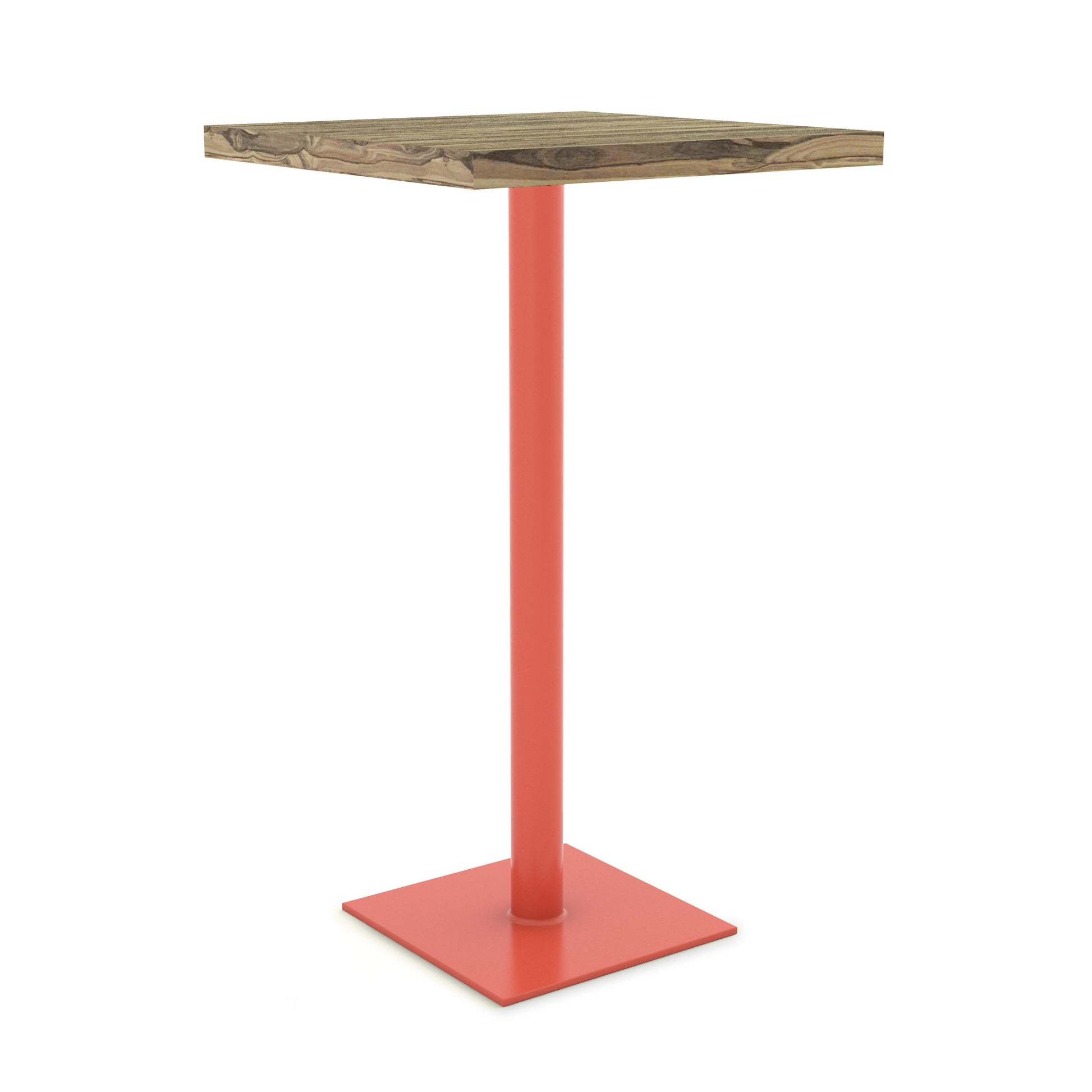 Salmon Pink / Ziricote - Wood Veneer