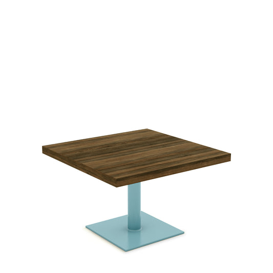 Pastel Turquoise / Walnut - Wood Veneer
