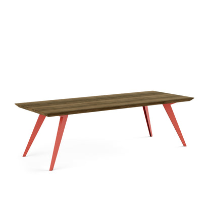 Salmon Pink / Walnut - Wood Veneer