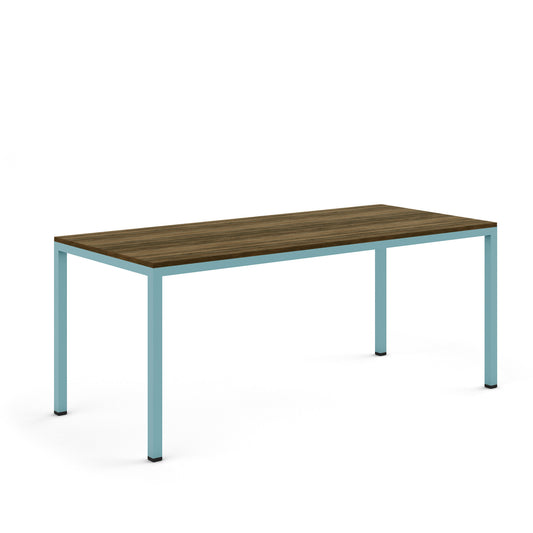Pastel Turquoise / Walnut - Wood Veneer