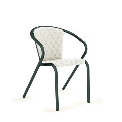 Basil Grain / Synthetic Leather - White