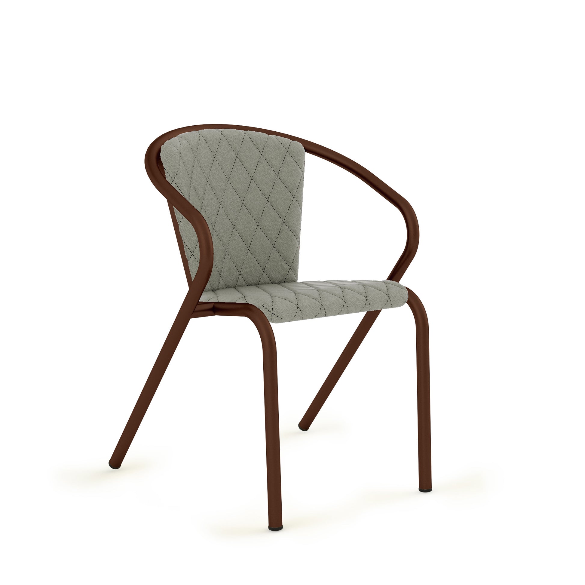 Espresso Grain / Synthetic Leather - Perle